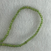 Natural Green Peridot Beads Necklace 8.59g 52cm 3.2mm 204 Beads - Huangs Jadeite and Jewelry Pte Ltd