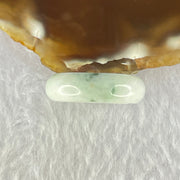 Type A Light Green with Moss Green Piao Hua Jadeite Ring 4.39g 7.0 by 3.9mm US7 HK15.2 - Huangs Jadeite and Jewelry Pte Ltd