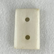 Antique Natural White Nephrite 26.34g 43.7 by 27.0 by 10.0mm - Huangs Jadeite and Jewelry Pte Ltd