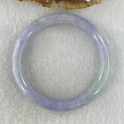Type A Natural Deep Intense Lavender Jadeite Bangle 35.63g Inner Diameter 50.7mm 9.8 by 7.5mm (Slight Internal Lines) - Huangs Jadeite and Jewelry Pte Ltd