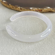 Natural Pinky Agate Fox Bange Internal Dimeter 57.3mm 26.43g 10.2 by 7.6mm - Huangs Jadeite and Jewelry Pte Ltd