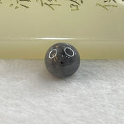 Type A Grey Wuji Jadeite Beads for Bracelet/Necklace/Earring/Ring 1.70g 9.9mm - Huangs Jadeite and Jewelry Pte Ltd