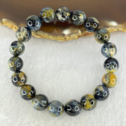 Good Grade Natural Petersite Beads Bracelet 25.85g 16cm 10.3mm 19 Beads - Huangs Jadeite and Jewelry Pte Ltd