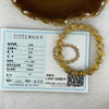 Good Grade Natural Golden Rutilated Quartz Beads Bracelet 天然金发晶珠手链 33.38g 17.5 cm 11.0 mm 19 Beads - Huangs Jadeite and Jewelry Pte Ltd