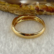 Natural Marquise Shape Diamond in 18K Yellow Gold Ring D0.21ct Total 4.3g US7 HK15 - Huangs Jadeite and Jewelry Pte Ltd