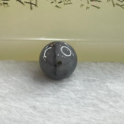 Type A Grey Wuji Jadeite Beads for Bracelet/Necklace/Earring/Ring 1.85g 10.2mm - Huangs Jadeite and Jewelry Pte Ltd