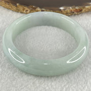 Type A Light Green Faint Lavender Jadeite Bangle 64.46g Internal Diameter 55.5mm 14.3 by 8.6mm (Fine Internal Lines) - Huangs Jadeite and Jewelry Pte Ltd