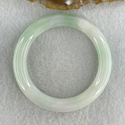 Type A Natural Light Green Faint Lavender Jadeite Bangle 47.62g Inner Diameter 51.9mm 10.0 by 9.5mm (Slight Internal Lines) - Huangs Jadeite and Jewelry Pte Ltd