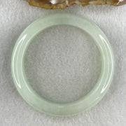 Natural Type A Jelly Full Light Green Jadeite Bangle 50.76g Inner Diameter 54.5mm 11.9 by 8.4mm (Slight Internal Line) - Huangs Jadeite and Jewelry Pte Ltd