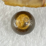 Natural Powerful Tibetan Old Oily Agate Yin Yang Bead Heavenly Master (Tian Zhu) 1.50g 10.1 by 10.5mm - Huangs Jadeite and Jewelry Pte Ltd