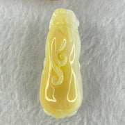 Natural Tridacna Shell Pixiu Pendant 57.43g 61.6 by 24.7 by 26.7mm - Huangs Jadeite and Jewelry Pte Ltd