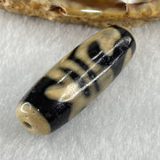 Natural Powerful Tibetan Old Oily Agate Zodiac Horse Dzi Bead Heavenly Master (Tian Zhu) 马天珠 8.86g 36.2 by 12.4mm - Huangs Jadeite and Jewelry Pte Ltd