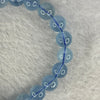 Natural Aquamarine Bracelet 天然海蓝宝石手链 22.29g 16cm 9.2mm 21 Beads - Huangs Jadeite and Jewelry Pte Ltd