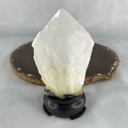 Natural Milky White Quartz Display 237.47g 55.9 by 47.1 by 108.9mm - Huangs Jadeite and Jewelry Pte Ltd