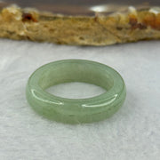 Type A Medium Green Jadeite Ring 3.64g 6.1 by 3.5mm US7/HK15.5 (External Line) - Huangs Jadeite and Jewelry Pte Ltd