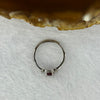 Natural Elbaite Tourmaline in 925 Sliver Ring (Adjustable Size) 1.39g 5.9 by 3.6 by 3.0mm - Huangs Jadeite and Jewelry Pte Ltd