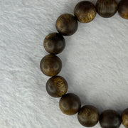 Natural China Hainan Agarwood Beads Bracelet 中国海南沉香木手链（Half Sinking) 12.72g 18cm 12.7mm 17 Beads - Huangs Jadeite and Jewelry Pte Ltd