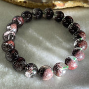 Good Grade Natural Red Phantom Quartz Beads Bracelet 31.20g 16.5cm 10.7mm 19 Beads - Huangs Jadeite and Jewelry Pte Ltd