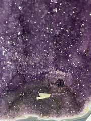 Natural Brazil Amethyst Cave with White Calcite 19,4142kg 270.0x182.0x560.0mm - Huangs Jadeite and Jewelry Pte Ltd