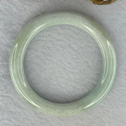 Type A Sky Blue Jadeite Bangle 36.84g Internal Diameter 51.0mm  8.5 by 9.1mm (Slight Internal Line) - Huangs Jadeite and Jewelry Pte Ltd