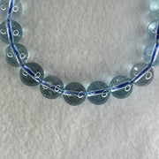 Good Grade Natural Blue Topaz Beads Bracelet 29.22g 15.5cm 9.3mm 21 Beads - Huangs Jadeite and Jewelry Pte Ltd