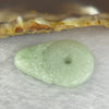 Type A Faint Green Ping An Kuo Donut 4.14g 17.3 by 26.4 by 4.7mm - Huangs Jadeite and Jewelry Pte Ltd