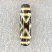 Natural Powerful Tibetan Old Oily Agate 2-Eye Vajra Dzi Bead Heavenly Master (Tian Zhu) 二眼天珠 7.26g 38.6 by 11.1mm - Huangs Jadeite and Jewelry Pte Ltd