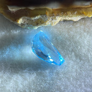 Natural Sky Blue Topaz Trillion Shape 7.22ct 17.5 b y 8.4 by 6.2mm - Huangs Jadeite and Jewelry Pte Ltd