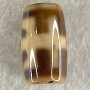 Natural Powerful Tibetan Old Oily Agate Patina Guiren Tairen Human Dzi Bead Totem Amulet Heavenly Master (Tian Zhu) 贵人天诛 4.60g 19.7 by 11.4mm - Huangs Jadeite and Jewelry Pte Ltd