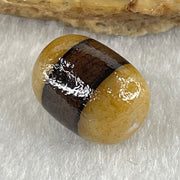 Natural Powerful Tibetan Old Oily Agate 1 Lines Dzi Bead Heavenly Master (Tian Zhu) 2.48g 14.0 by 10.5mm - Huangs Jadeite and Jewelry Pte Ltd