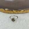 Green Moissanite in 925 Sliver Ring (Adjustable Size) S925银绿莫桑石戒指 1.91g 6.9 by 3.3mm - Huangs Jadeite and Jewelry Pte Ltd