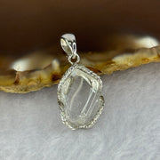 Natural Madagascar Blue Moonstone in S925 Silver Pendant 2.18g 13.5 by 9.9 by 4.2mm - Huangs Jadeite and Jewelry Pte Ltd