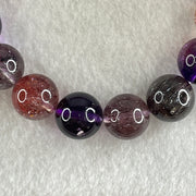 Very Very Good Natural Super 7 Beads Bracelet 39.96g 12.3mm 15cm 16Beads - Huangs Jadeite and Jewelry Pte Ltd