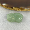 Type A Jelly Green Jadeite Pixiu Pendent A货浅绿色翡翠貔貅牌 9.87g 26.9 by 15.0 by 11.8 mm - Huangs Jadeite and Jewelry Pte Ltd