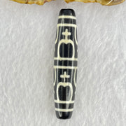 Natural Powerful Tibetan Old Oily Agate 8 Nectar Vessel Dzi Bead Heavenly Master (Tian Zhu) 花蜜容器眼天珠 14.15g 58.0 by 12.6mm - Huangs Jadeite and Jewelry Pte Ltd