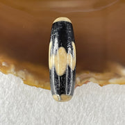 Natural Powerful Tibetan Old Oily Agate Bat with Insect or Happiness Fu Shou Dzi Bead Heavenly Master (Tian Zhu) 蝙蝠昆虫天珠 8.48g 37.9 by 12.1mm - Huangs Jadeite and Jewelry Pte Ltd