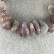 Natural Tourmaline Beads Irregular Bracelet 42.69g 15cm 12.6mm 34Beads - Huangs Jadeite and Jewelry Pte Ltd