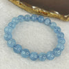 Natural Aquamarine Bracelet 天然海蓝宝石手链 22.54g 16cm 9.3mm 21 Beads - Huangs Jadeite and Jewelry Pte Ltd