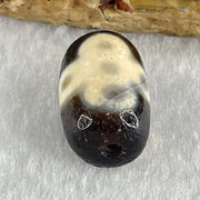 Natural Powerful Tibetan Old Oily Agate 5 Eyes Lightning Dzi Bead Heavenly Master (Tian Zhu) 五眼闪电天珠 4.62g 19.0 by 12.3mm - Huangs Jadeite and Jewelry Pte Ltd