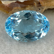 Natural Sky Blue Topaz Oval Shape 23.16ct 20.2 by 14.3 by 9.5mm - Huangs Jadeite and Jewelry Pte Ltd