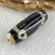 Natural Powerful Tibetan Old Oily Agate Snake Dzi Bead Heavenly Master (Tian Zhu) 蛇天珠 8.14g 36.8 by 11.6mm - Huangs Jadeite and Jewelry Pte Ltd