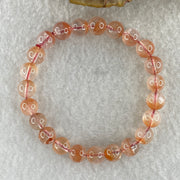Natural Ferruginous Quartz Bracelet 17.08g 15cm 8.3mm 23 Beads - Huangs Jadeite and Jewelry Pte Ltd
