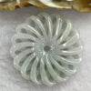 Type A Green Lavender Jadeite Windmill 36.5 by 36.5 by 5.8mm 10.95g - Huangs Jadeite and Jewelry Pte Ltd