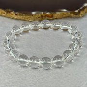 Natural Clear Quartz Bracelet 天然白水晶手链 30.62g 17cm 10.6mm 19 Beads - Huangs Jadeite and Jewelry Pte Ltd