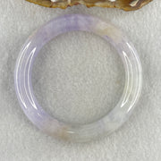 Natural Type A Intense Lavender with Green and Yellow Jadeite Bangle 51.06g Inner Diameter 53.3mm 10.3 by 10.2mm (Very Slight Internal Lines) - Huangs Jadeite and Jewelry Pte Ltd