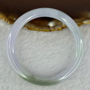 Type A Lavender with Green Patch Jadeite Bangle 15.28g Internal Diameter 42.7mm 5.7 by 6.3mm - Huangs Jadeite and Jewelry Pte Ltd