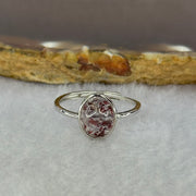 Very Good Grade Natural Super 7 S925 Silver Ring (Adjustable Size) 1.90g 9.4 by 7.6 by 5.5mm - Huangs Jadeite and Jewelry Pte Ltd