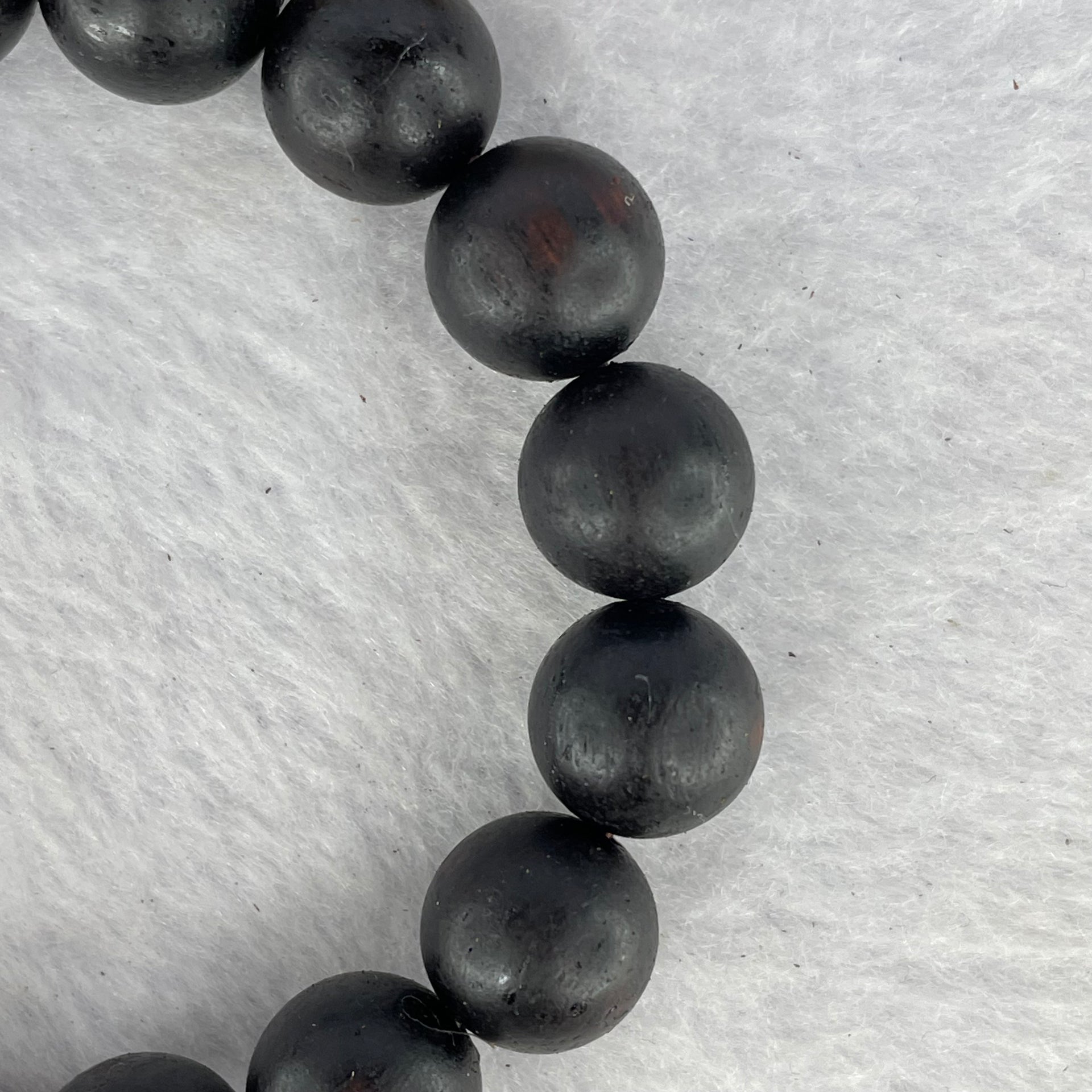 Natural Wild Hainan Jiang Zhen Xiang ( Acronychia Pedunculata) Beads Bracelet (Sinking Type) 天然野生海南降真香珠手链  14.88g 18cm / 12.3 mm 17 Beads - Huangs Jadeite and Jewelry Pte Ltd
