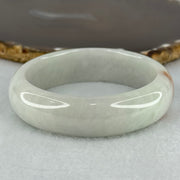 Type A Faint Green Lavender with Red Patch Jadeite Bangle Internal Diameter 56.9mm 79.34g 17.3 by 8.7mm (Very Slight Internal Lines) - Huangs Jadeite and Jewelry Pte Ltd