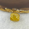 Good Grade Natural Golden Rutilated Quartz Crystal Lulu Tong Barrel 天然金顺发晶水晶露露通桶 
4.72g 14.7 by 13.5mm - Huangs Jadeite and Jewelry Pte Ltd